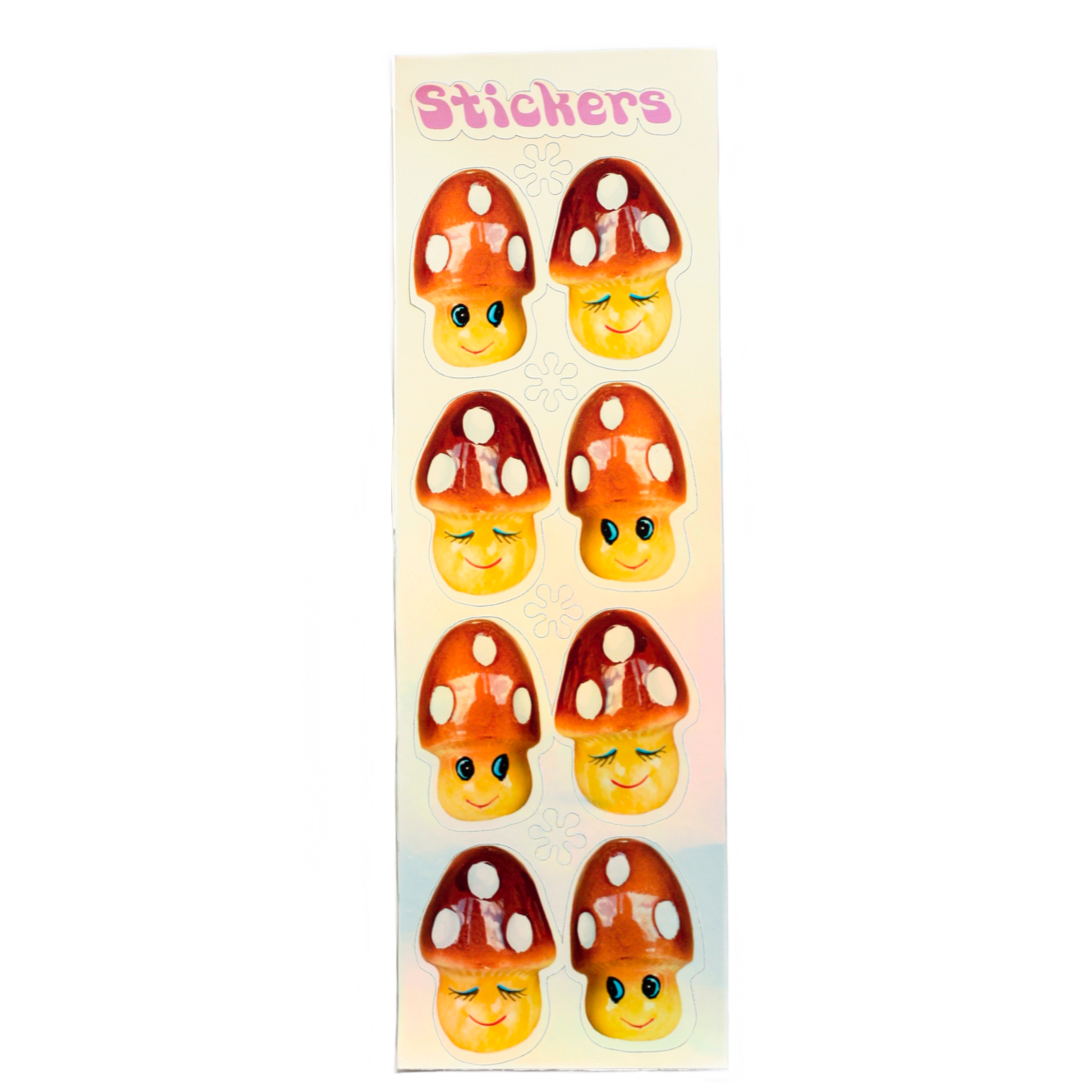 Mushroom Friends Sticker Strip